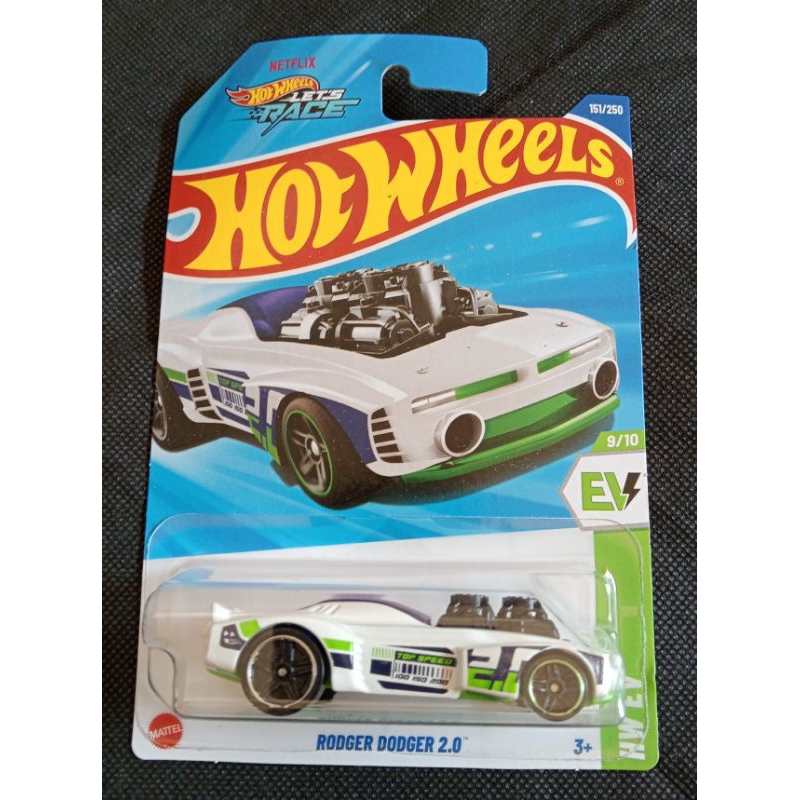 HOT WHEELS LET'S RACE NETFLIX RODGER DODGER 2.0