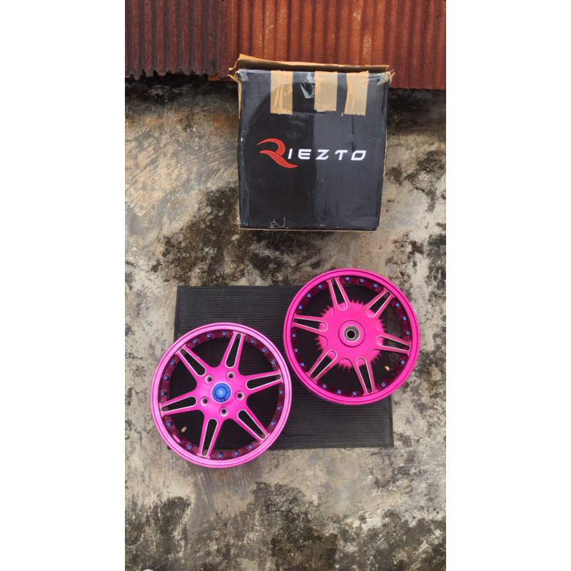 Velg vespa matic riezto baut pinggir full titanium