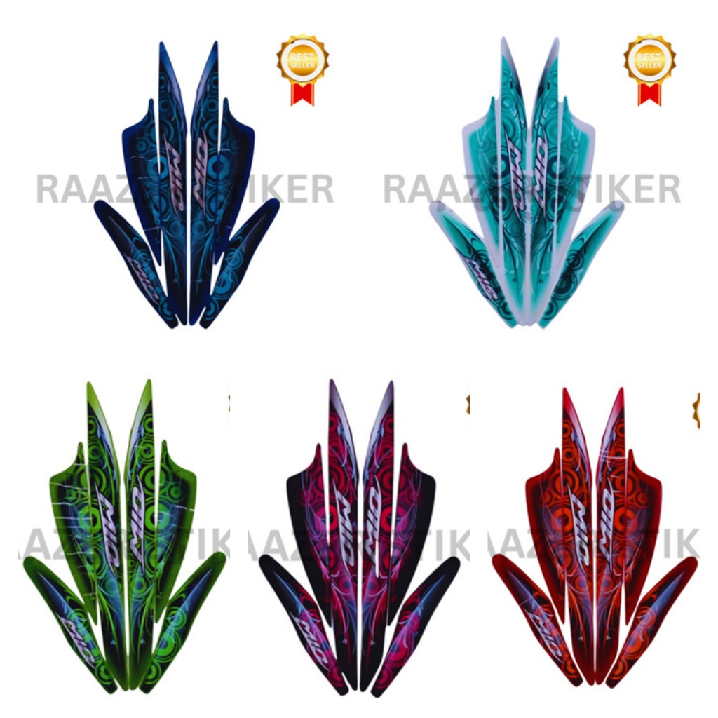 Stiker Striping MIO Sporty 2011 - List Stiker Standar Yamaha MIO SPORTY 2011 Terlaris