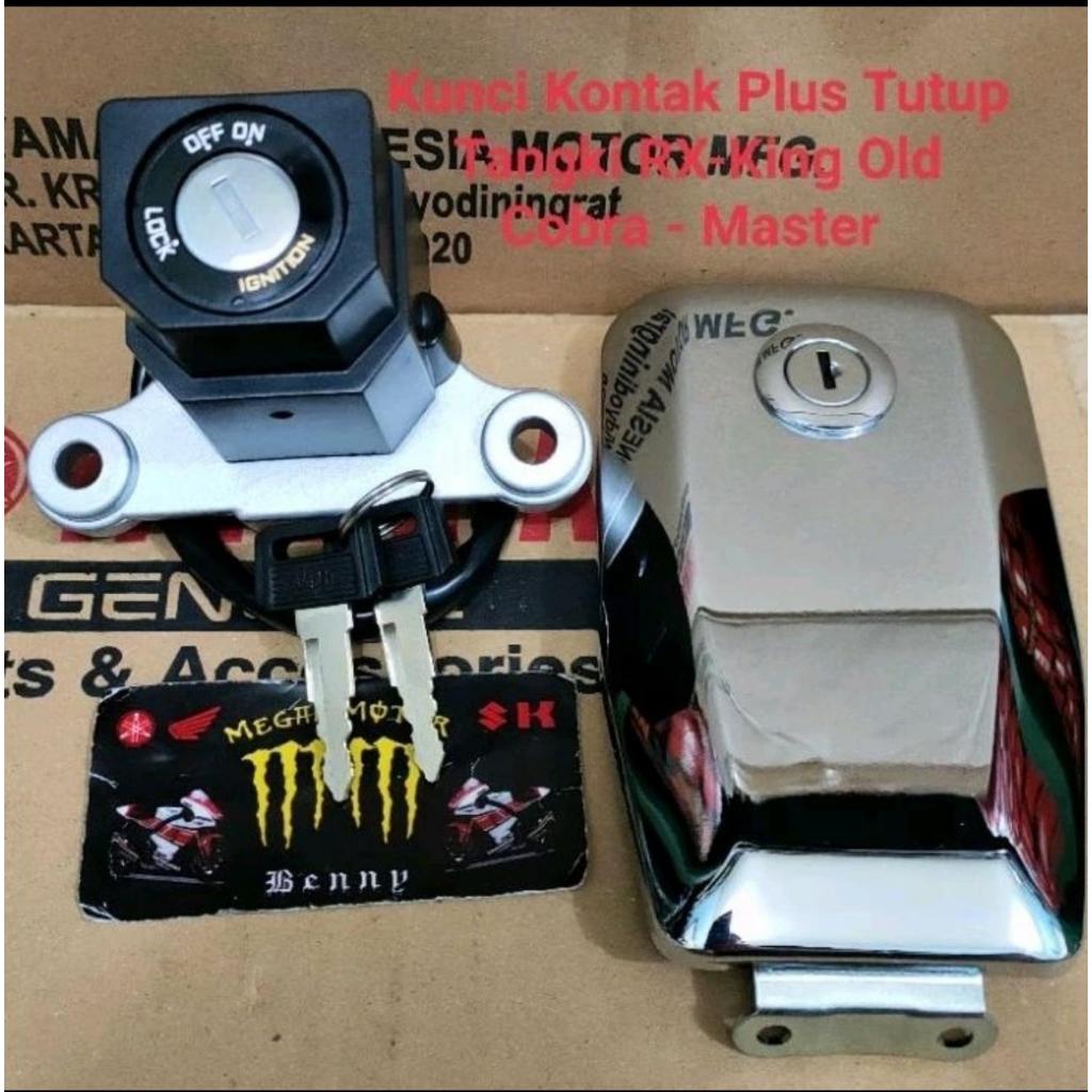 Kunci Kontak Plus Tutup Tangki RX-King Old Cobra - RX-King Master OEM Dikunci Ada Tulisan YAMAHA.