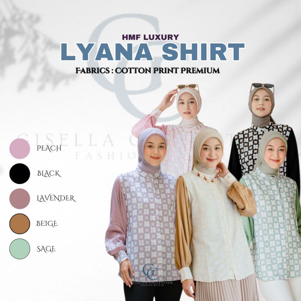 HMF Luxury - Baju Wanita Lyana Shirt - Hmf Luxury