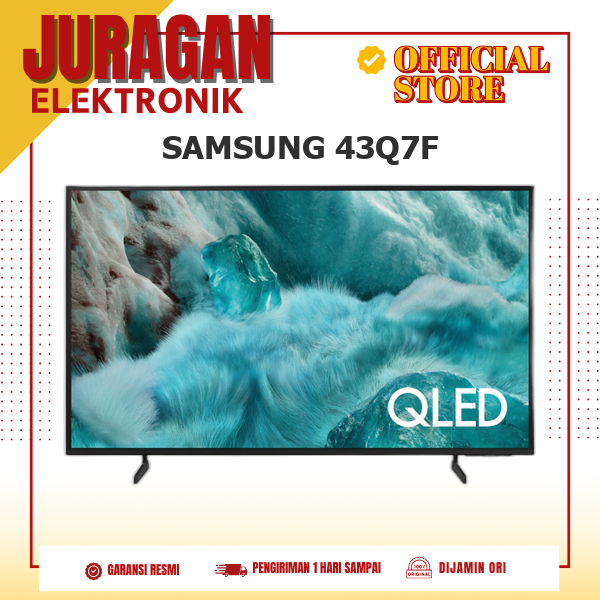 Samsung 43Q7F QLED 43 Inch Smart TV 4K UHD Vision AI  New 2025 Q7F QA43Q7FAAKXXD FAAKXXD 43Q7F ( Buk