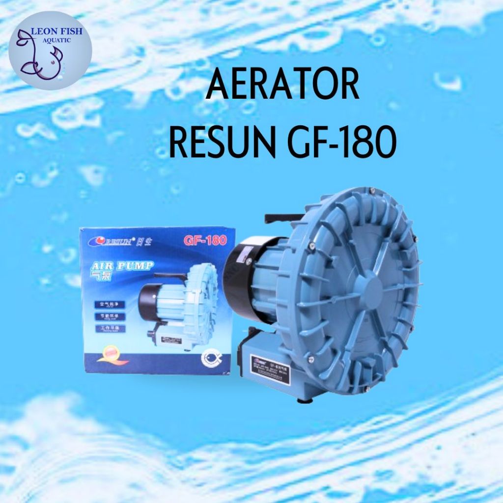 RESUN GF-180 Aerator Air Pump Blower Aquarium Ikan Hias ECER GROSIR