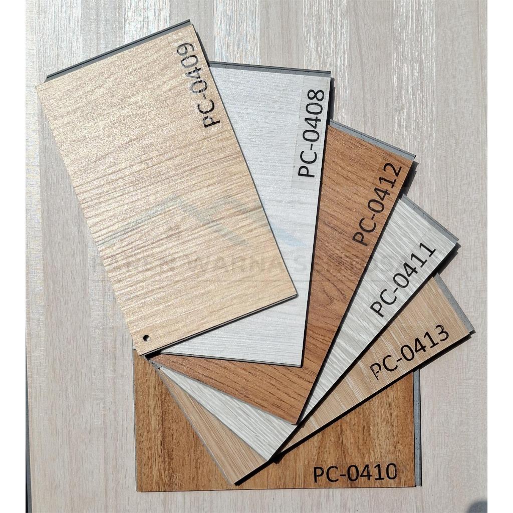 SPC Lantai Motif Kayu Rona Flooring 4mm | Lantai SPC Flooring Tebal 4mm