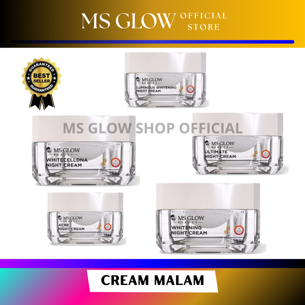 MS GLOW NIGHT CREAM / CREAM MALAM MS GLOW / NIGHT CREAM MS GLOW