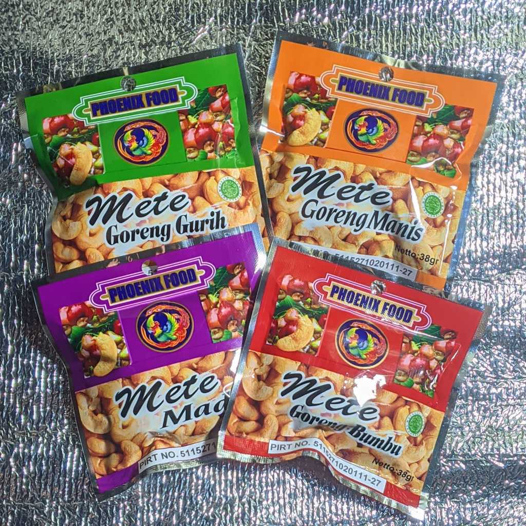 

[ HALAL ] Kacaang Mete Berbagai Macam Varian Rasa Isi 38gr / Kacang Mete Bumbu / Kacang Mete Madu / Kacang Mete Manis / Kacang Mete Gurih / Kacang Mete Goreng