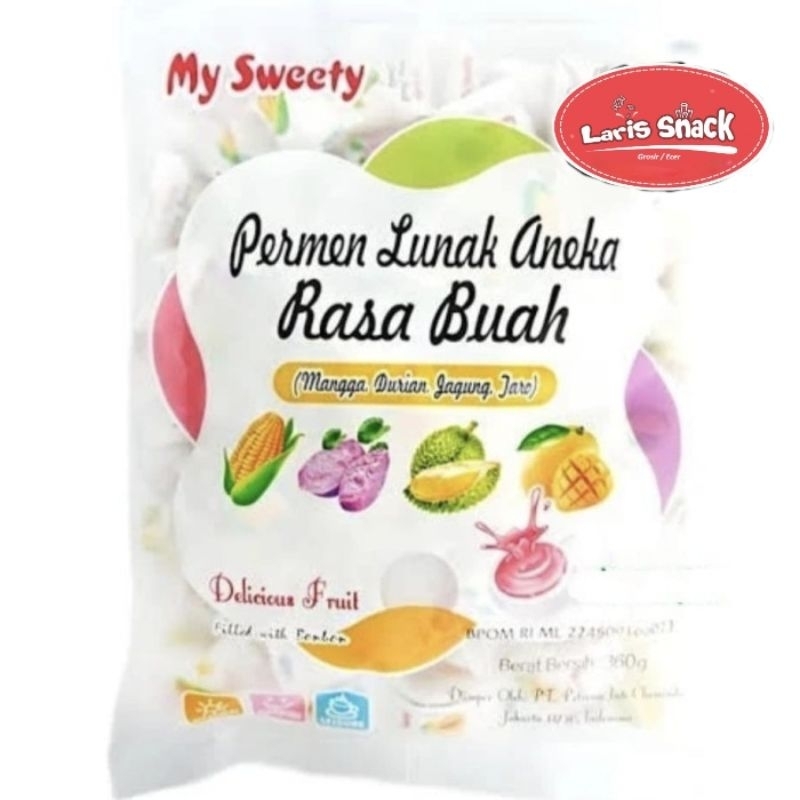 

My Sweety Permen Lunak Aneka Rasa Buah Delicious Fruit