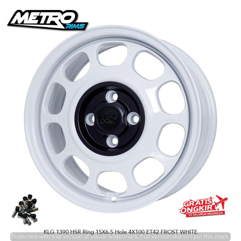 NEW VELG RACING CLASSIC RING 15 MOBIL STARLET GREAT COROLLA SOLUNA KARIMUN PELEK HSR KLEG R15X65