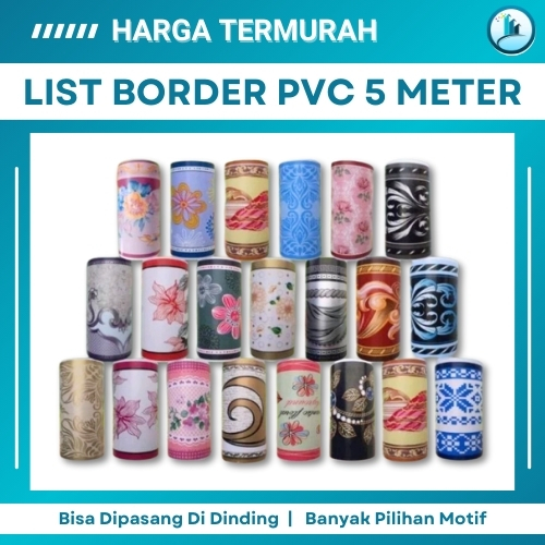 Wall Border List Border Lis Pembatas Pinggiran Wallpaper Sticker Walsticker Tembok Dinding Plafon