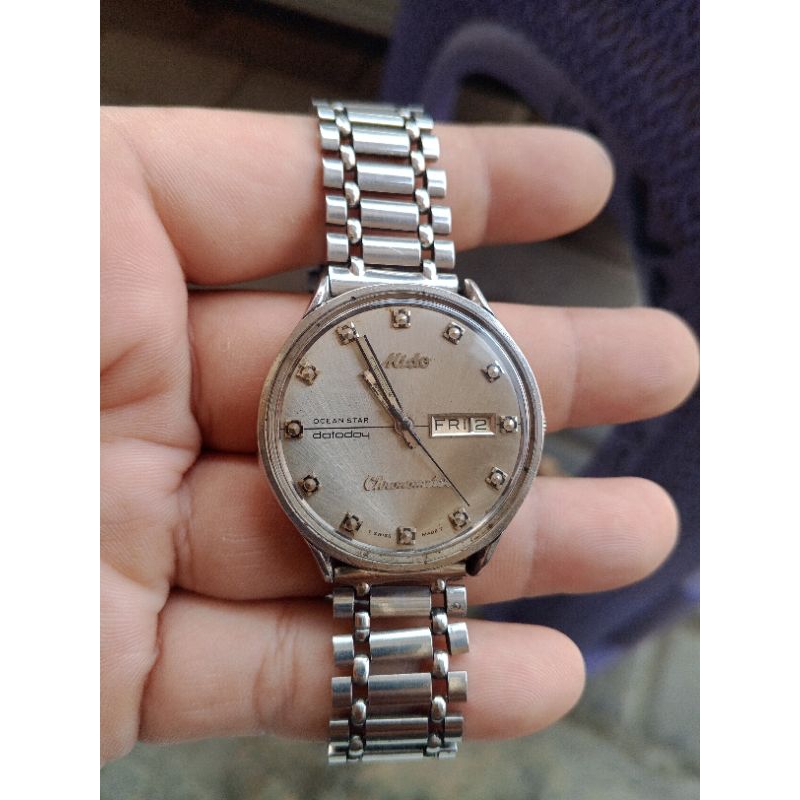 jam tangan second bekas Mido commander