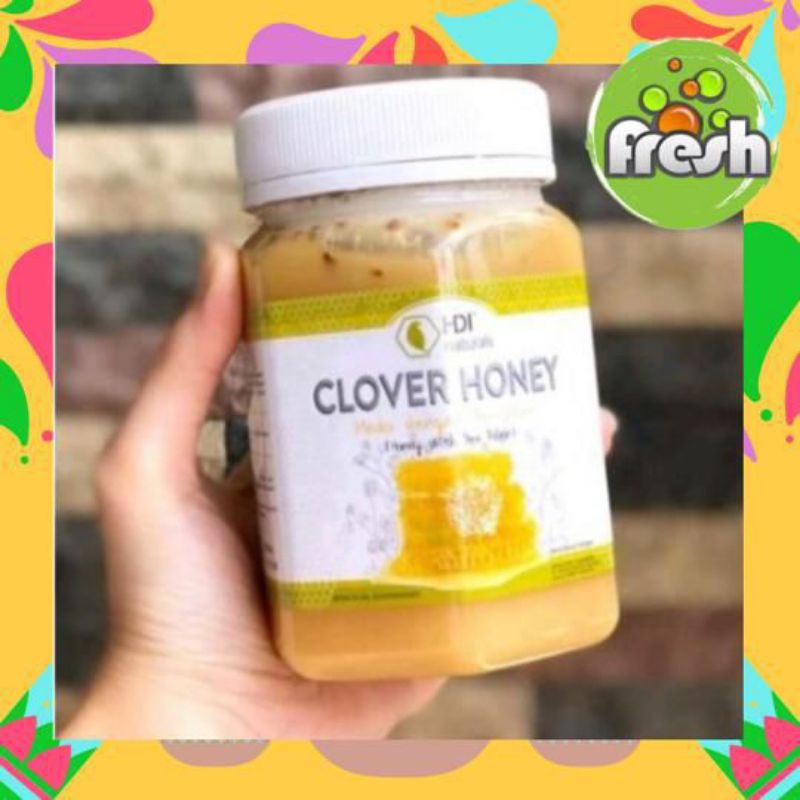 

Clover Honey Original 500gr gratis sendok kayu