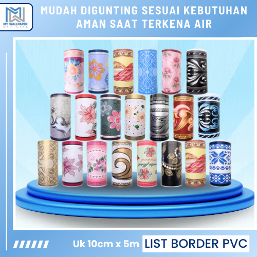Sticker Wallpaper List Wal Stiker Lis Border List Dinding Pembatas Tembok Pinggiran Plafon