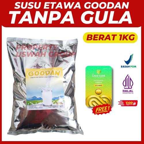 

SUSU KAMBING ETAWA GOODAN 1KG BUBUK TANPA GULA NON SUGAR