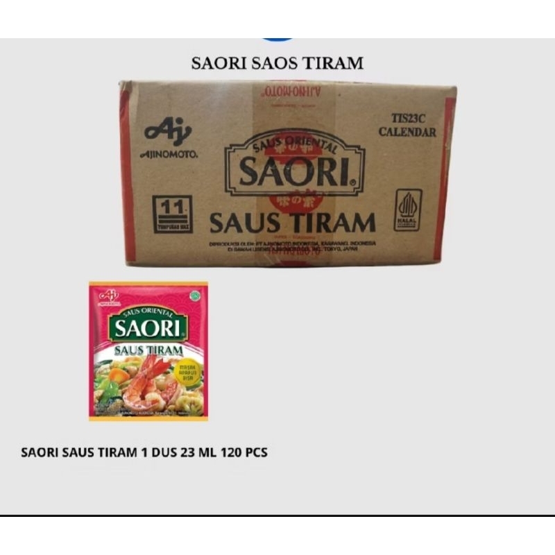 

saos tiram Saori 23ml 1 dus isi 120 pcs