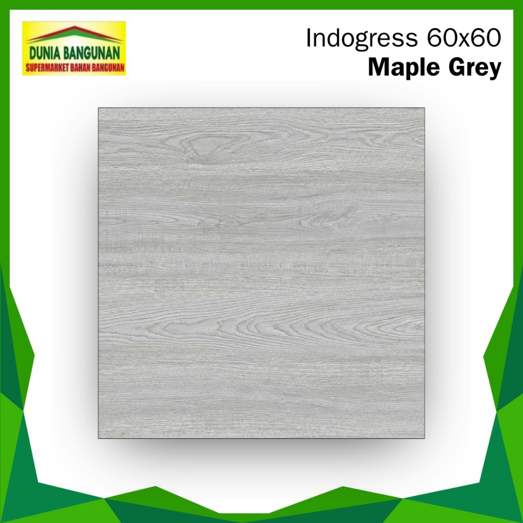 Granit Lantai 60x60 Indogress Maple Grey Granit Lantai Motif Urat Kayu / Granit Lantai Keset / Grani