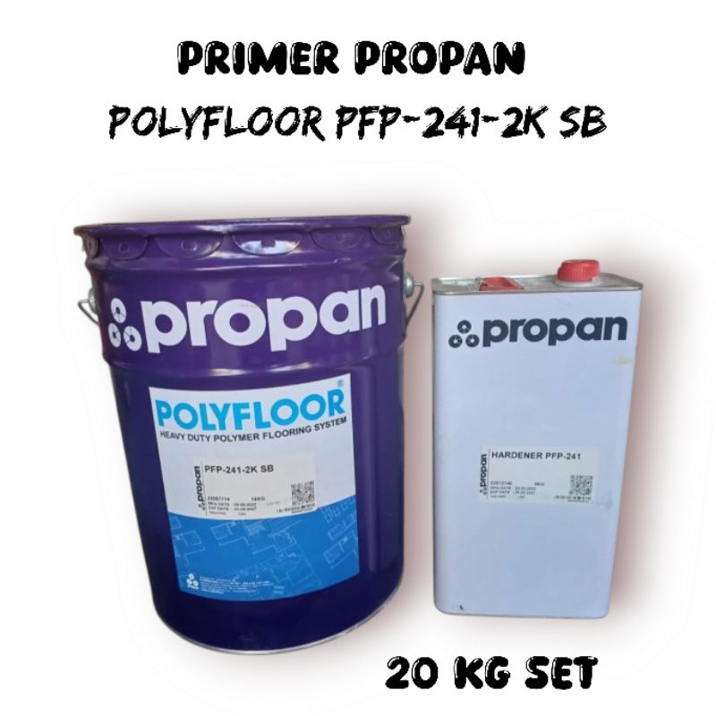 Cat Lantai Propan Primer Polyfloor PFP-241-2K SB 20 Kg Set (PENGIRIMAN LUAR KOTA)