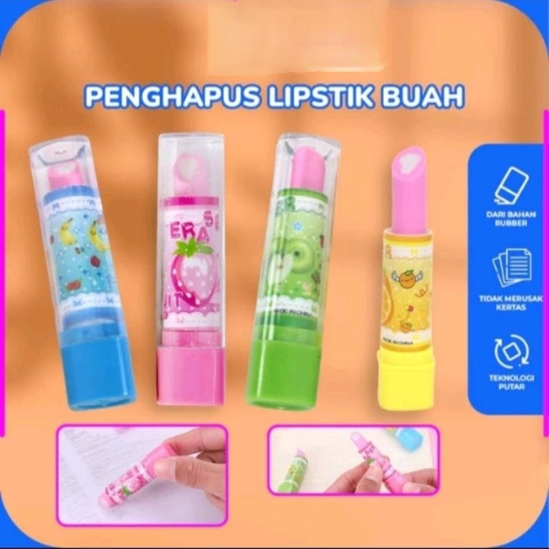 

penghapus pensil model Lipstik