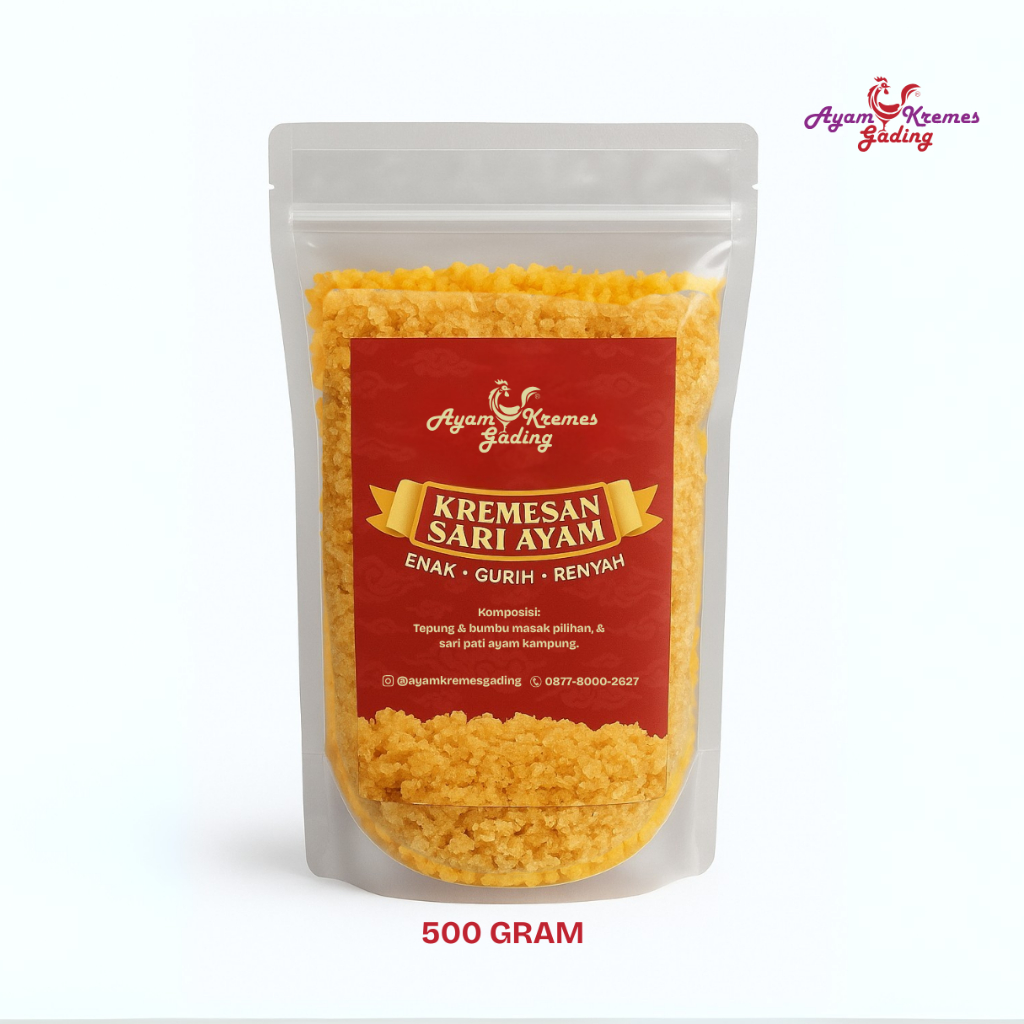 

Kremes AKG - 500g Kremes Ayam Original - Ayam Kremes Gading