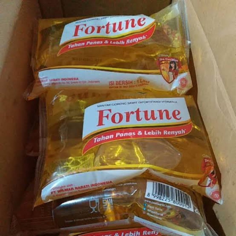 

Minyak Goreng Fortune Bantal Kemasan 1 Liter