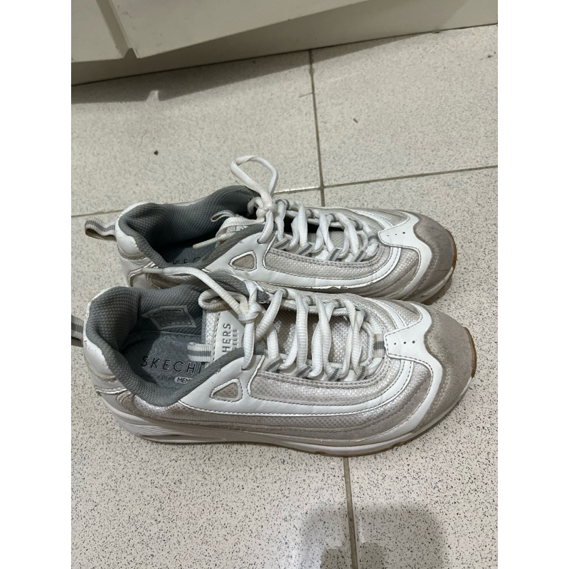 Skechers Los Angeles Memory Foam White Shoes