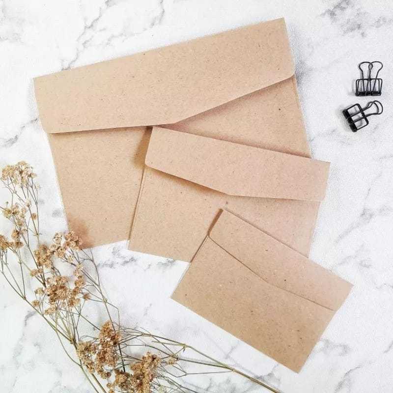 

TOOKE - Amplop Coklat / Amplop Vintage / Amplop Coklat Murah / Amplop Coklat A5 / Amplop Coklat A6 / Amplop Coklat B7