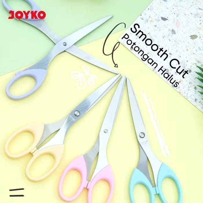

Gunting Joyko Warna Macaron Stainless Steel Scissor