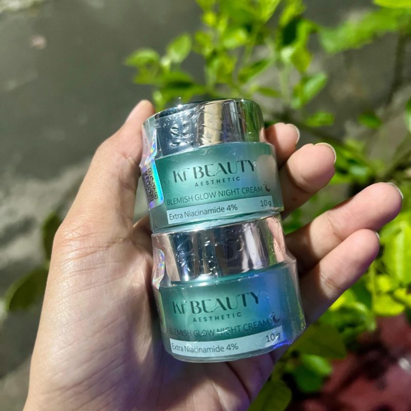 New Formula NIGHT CREAM KF SKIN KLINIK Kemasan Baru/CREAM MALAM KF SKIN KLINIK/Kf Blemish Tahap 1