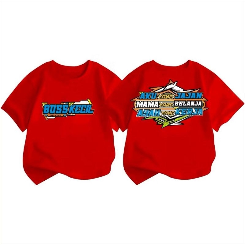 ￼Kaos Dtf Bos Kecil New Wanita Anak Anak Dewasa Pria Kaos Cowok Diskon Kaos Keluarga Kaos Atasan Ana