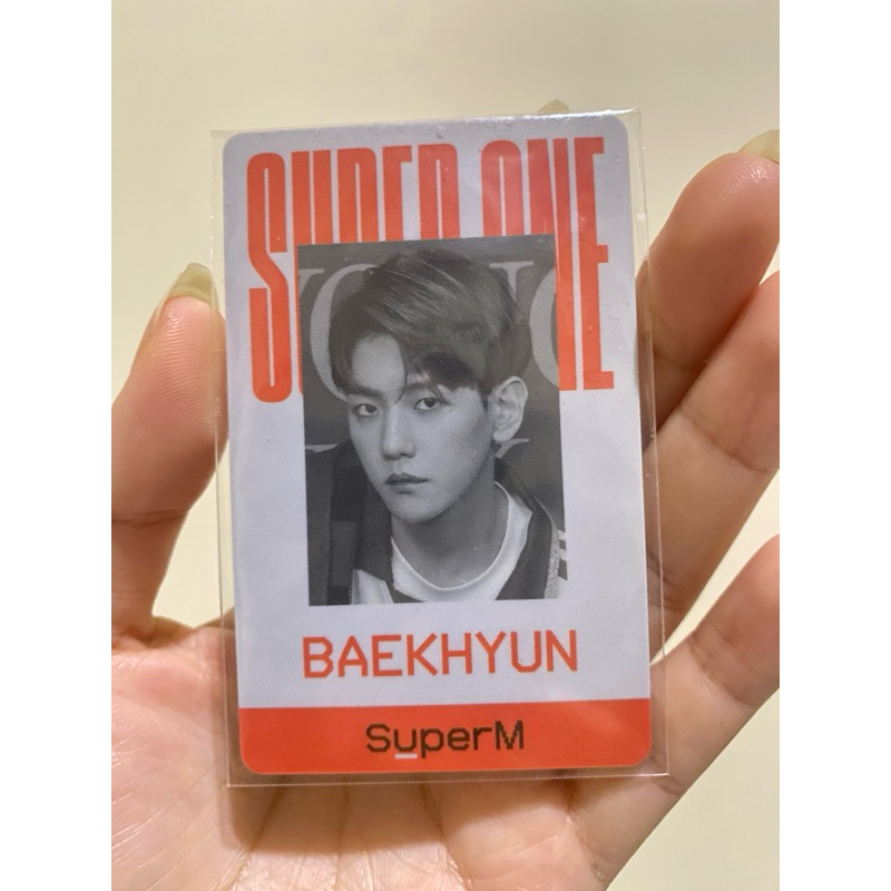 Photocard Baekhyun SuperM, CL