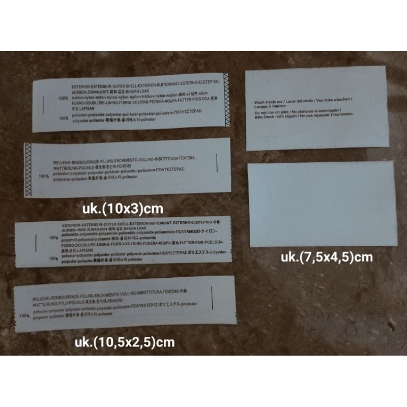 

label merek brand merek label (wash care) label tag