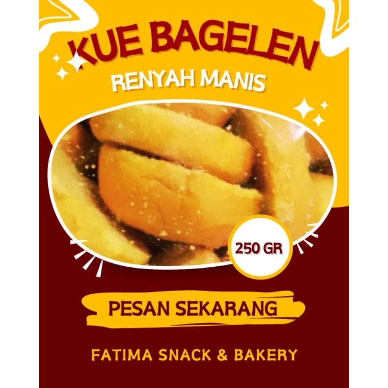 

Roti Kering BAGELEN MANIS 250 gr