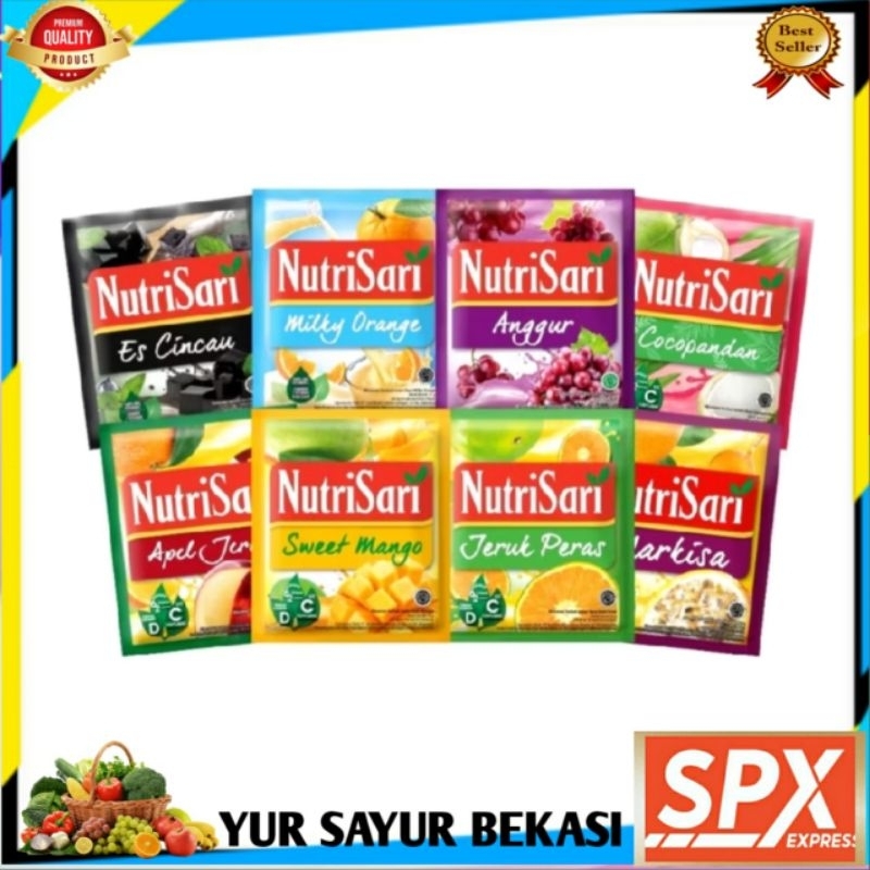 

Nutrisari 1 Renceng (isi 10Sachet).