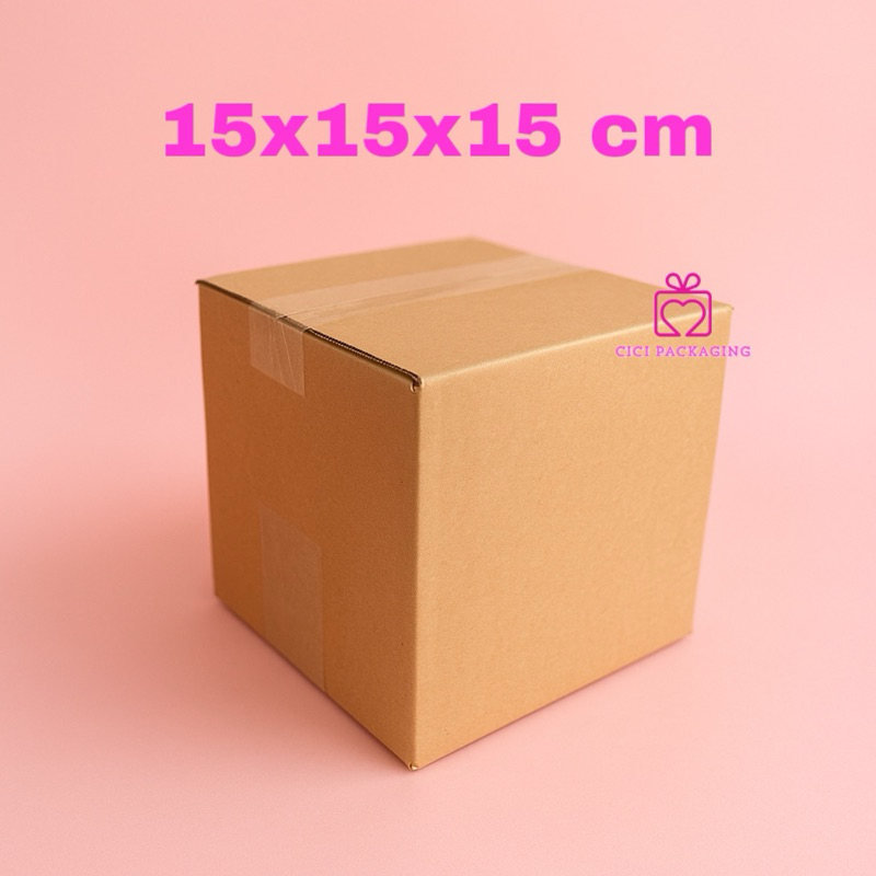 

kardus karton box polos 15x15x15 cm