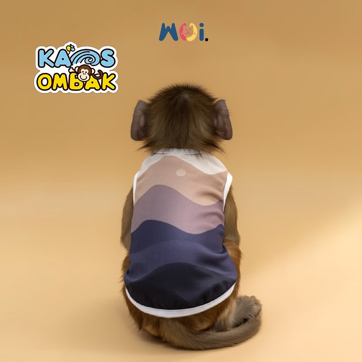 Livvicstore  .. - Baju Monyet Pantai Kaos Ombak Tank Size S-L Lucu, Nyaman, & Stylish