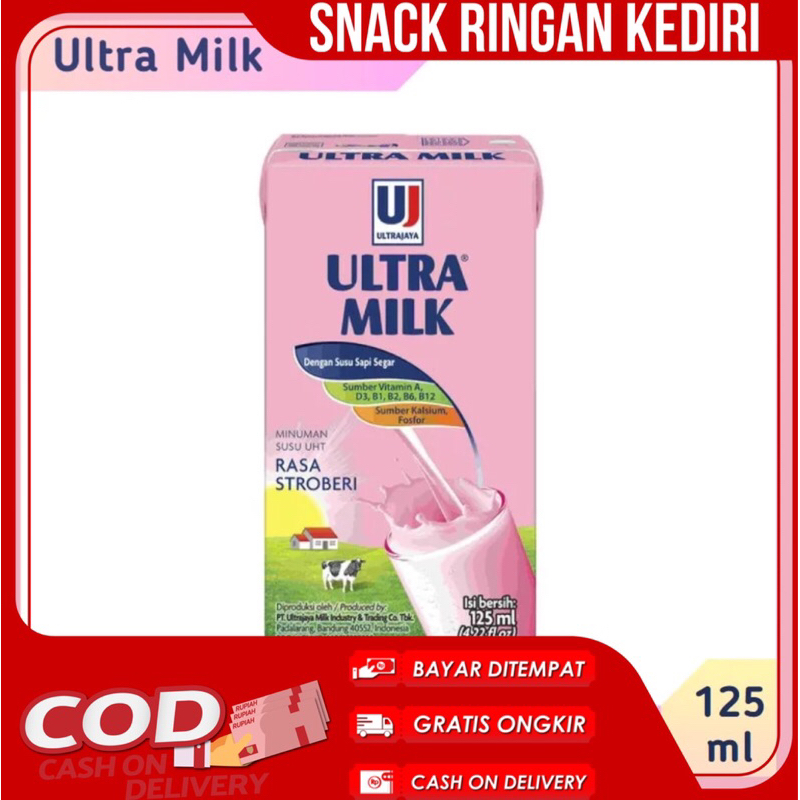 

Susu UHT - Ultra Milk strawberry netto 125ml