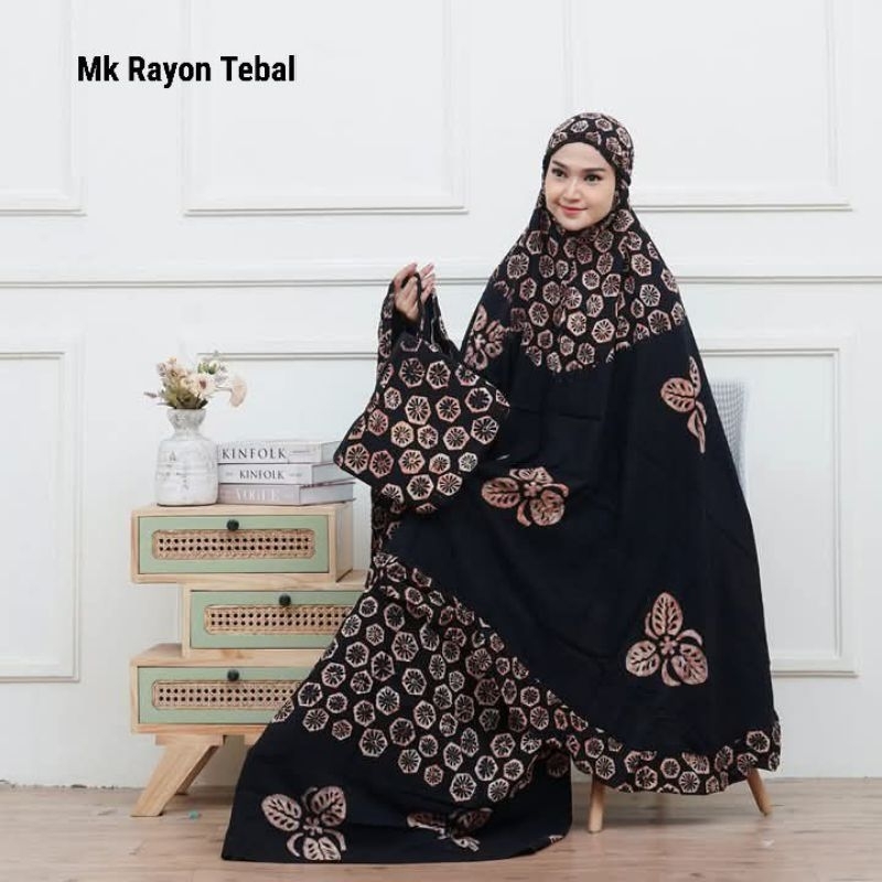 MUKENA BATIK/MUKENA PREMIUM/MUKENA BATIK TERUSAN RAYON JOMBO/MUKENA TERLARIS/MUKENA SANTRI/MUKENA SA