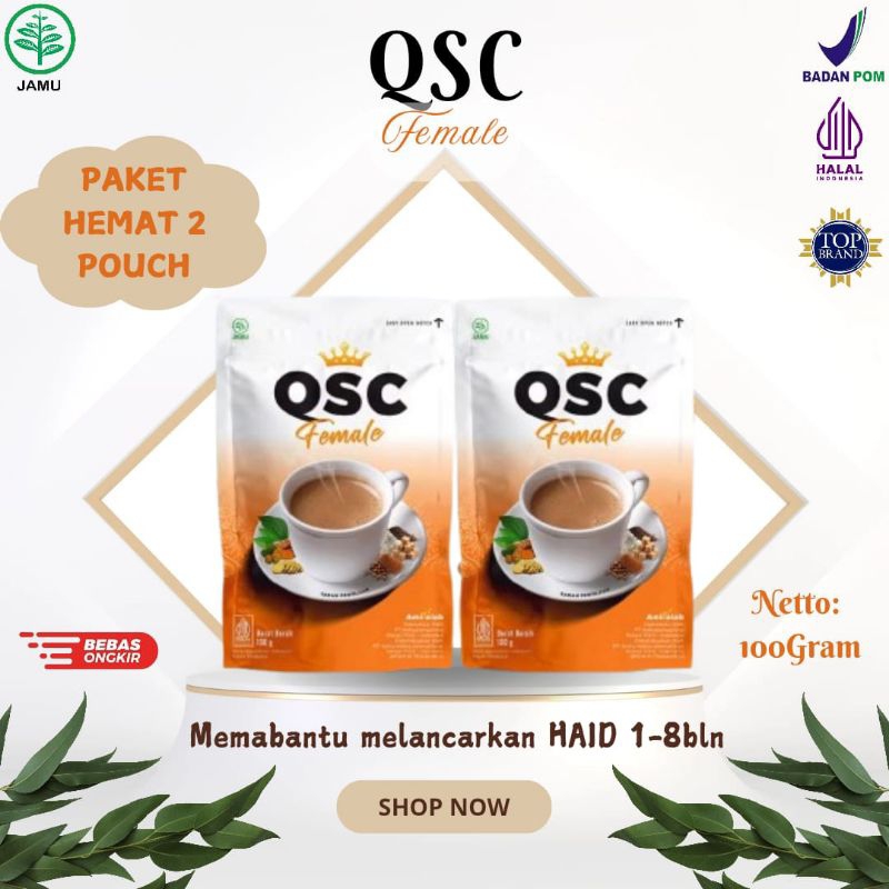 

Promo Paket Hemat 2 Pcs QSC 100Gram Kopi Tradisional | Kopi Untuk Semua Masalah Kewanitaan | PBOM Halal Original