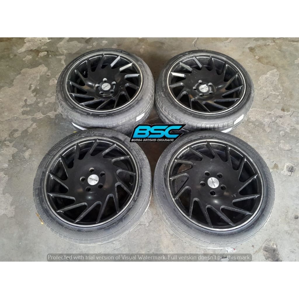 Velg Racing Celong Second R18 Rotiform Pcd 5x114 Ban Bonus Ring 18 Buat Rush Terios Innova Xpander O