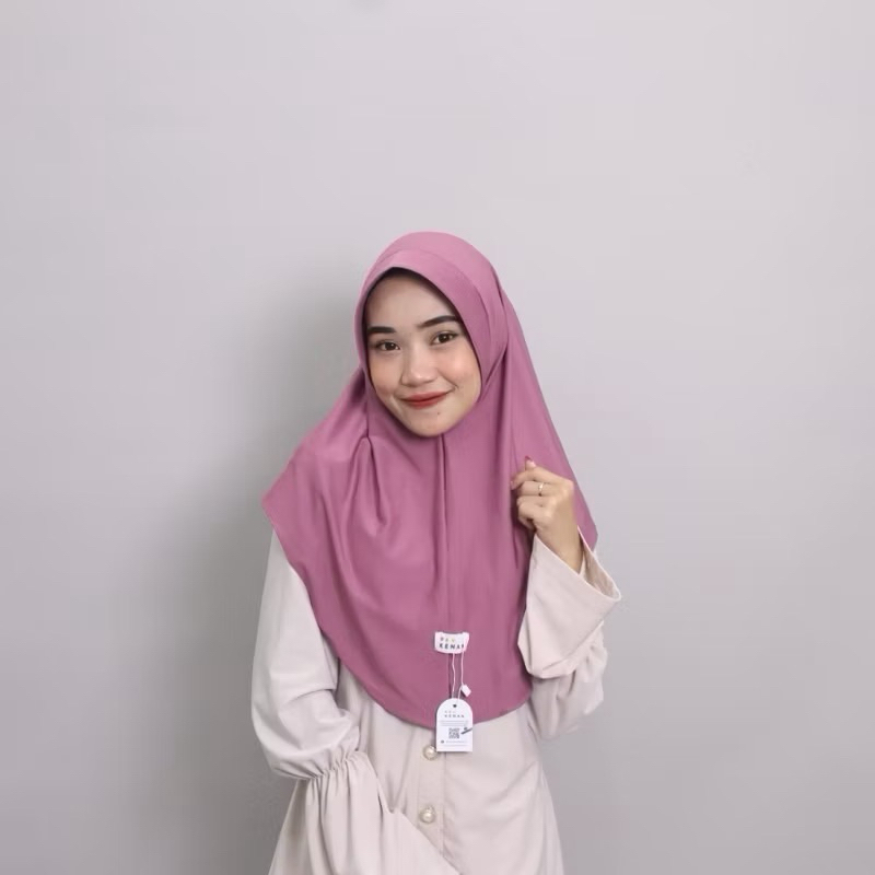 Hijab jilbab instan bergo kenan dzevada jersey size m