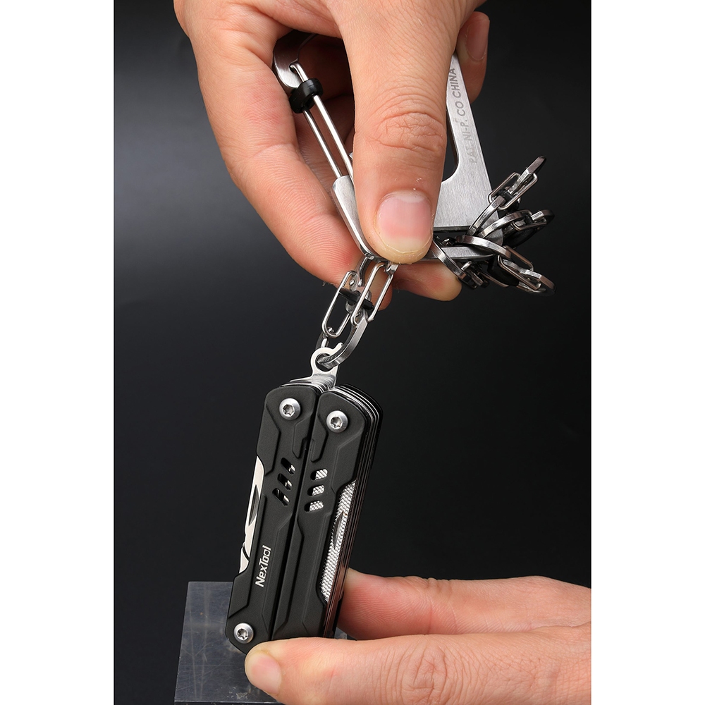 NexTool Gunting Lipat Multifungsi Swiss Army Multitools EDC ORIGINAL- NE20237 - Black