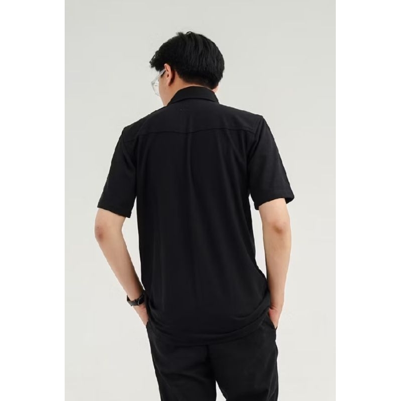 Kemeja Hem lengan pendek pria polos Katun Halus || 35ribuan || katun poplin oxford