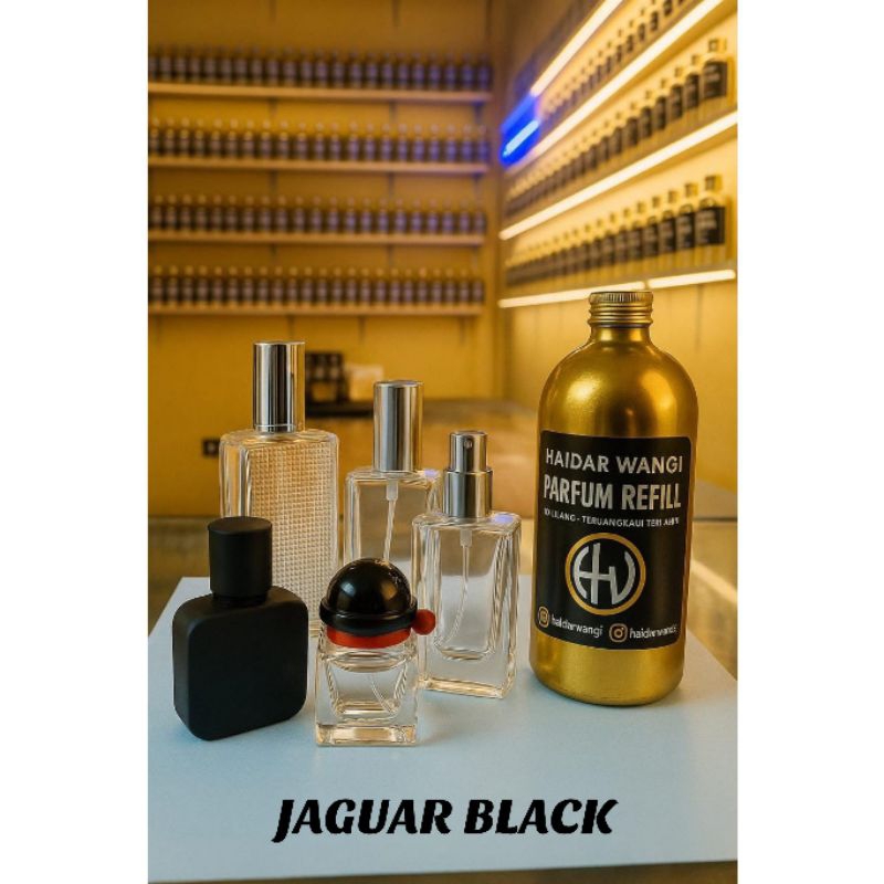 Jaguar Black - Refill Parfum Bibit Ori Non Alkohol
