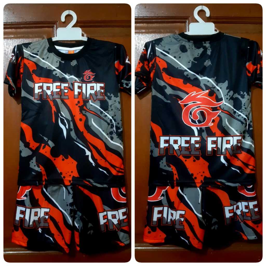 SETELAN FF ANAK LAKI LAKI | SETELAN BAJU BNL /SETELAN BAJU MOTOR CROSS# BAJU GAMER ANAK ANAK FF | Se