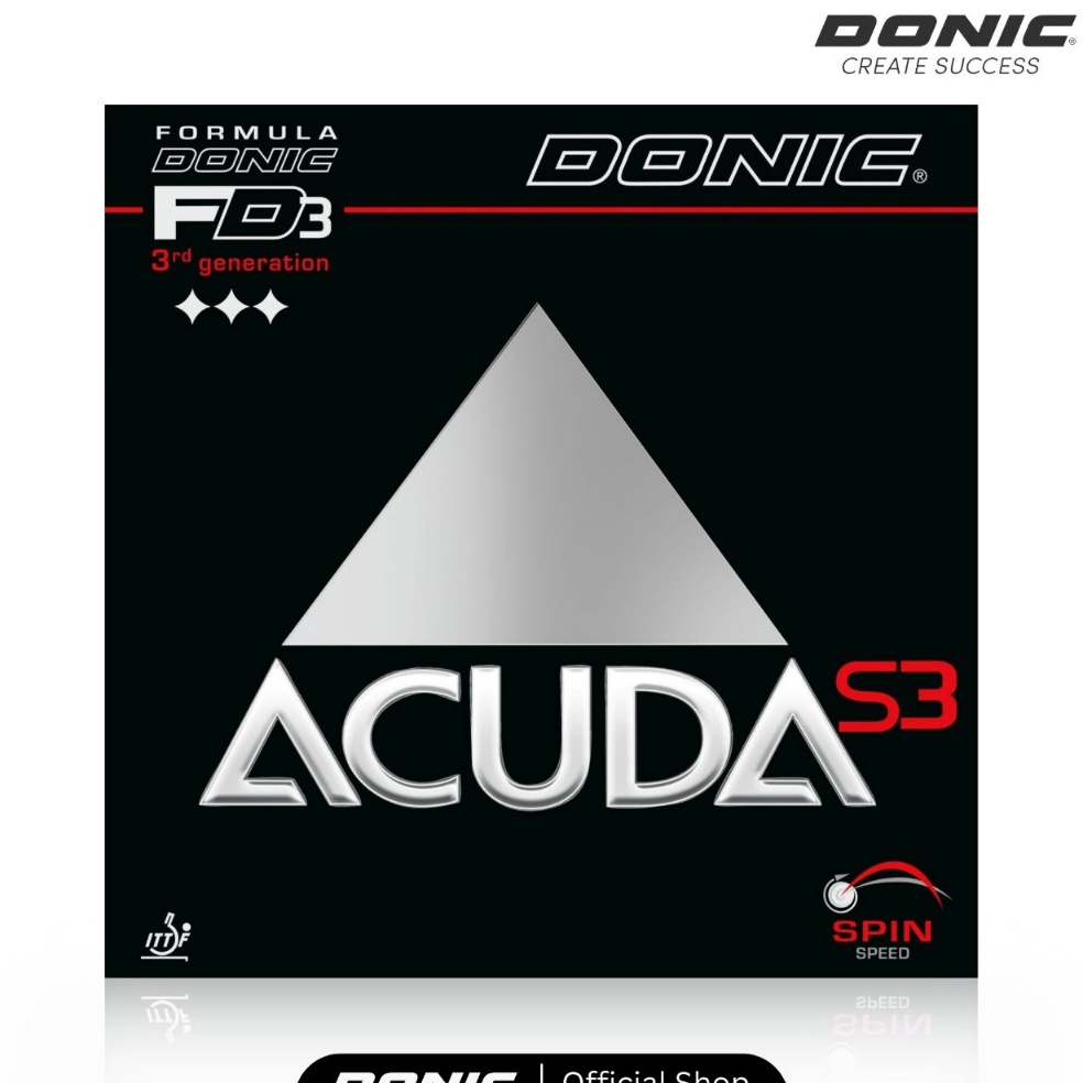 55MENARIK DONIC Acuda S3 Karet Pingpong Rubber Tenis Meja
