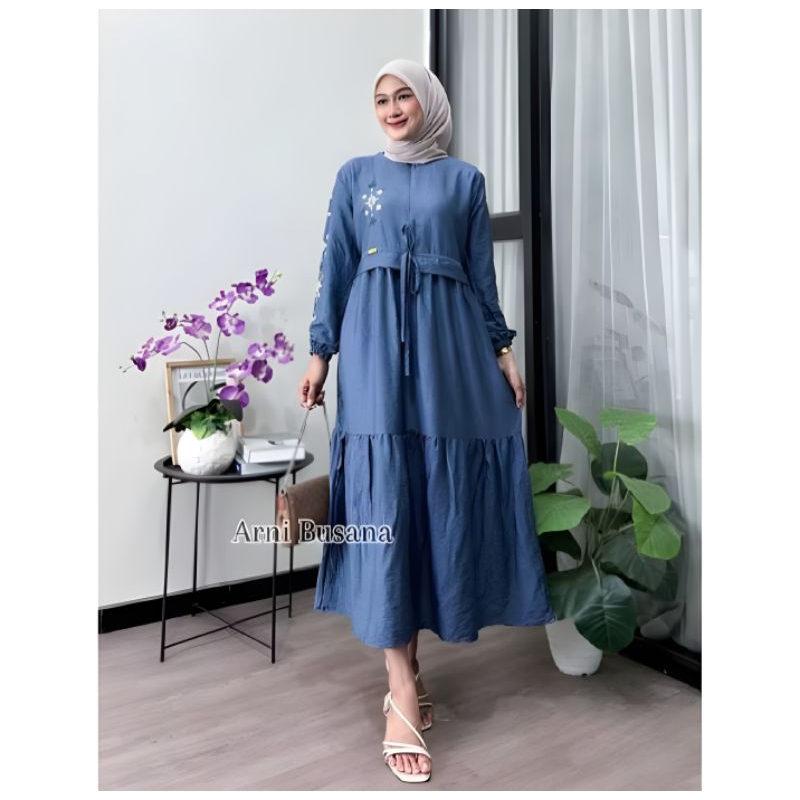 midi dress midi dress terbaru 2025 midi dress muslim midi dress rayon premium midi dress premium mid