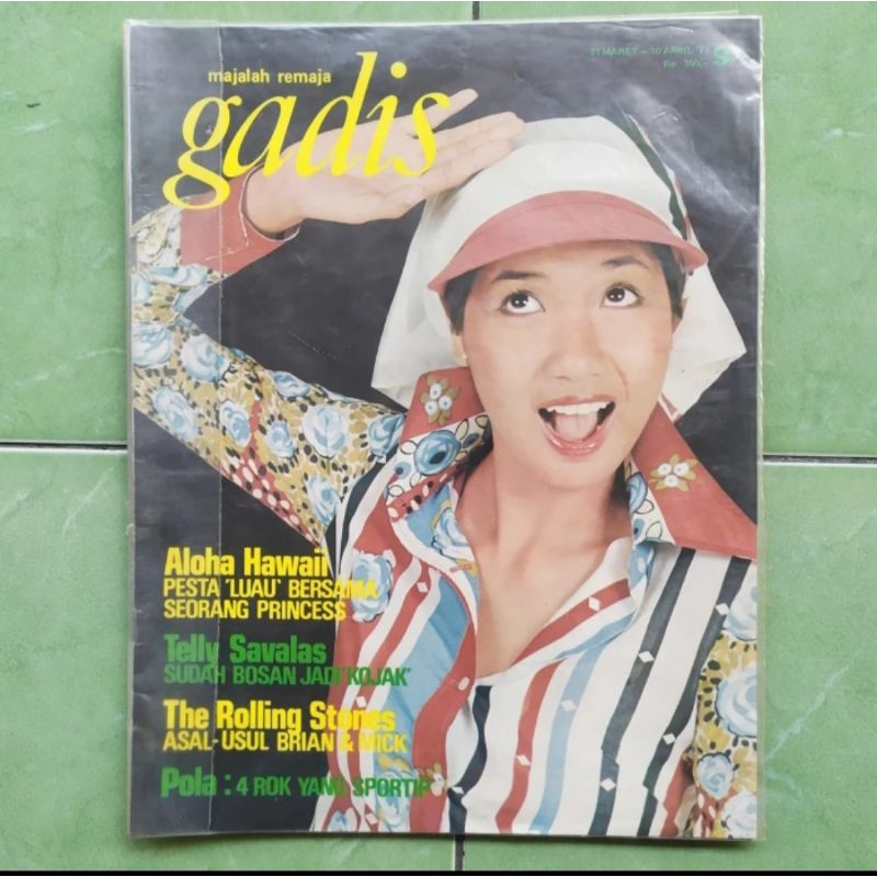 majalah remaja GADIS+bonus pola busana jadul lawas lama