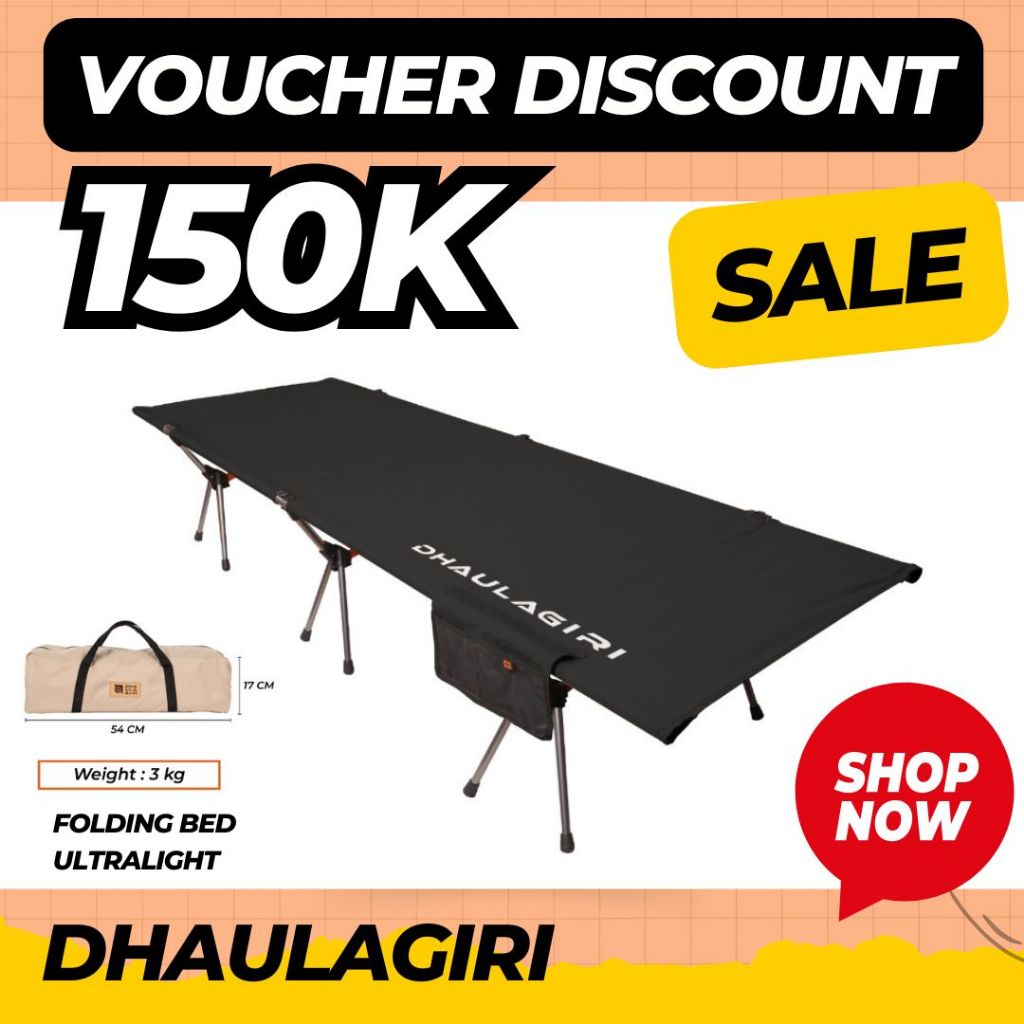 Dhaulagiri Folding Bed Ultralight Velbed Kasur Lipat Camping