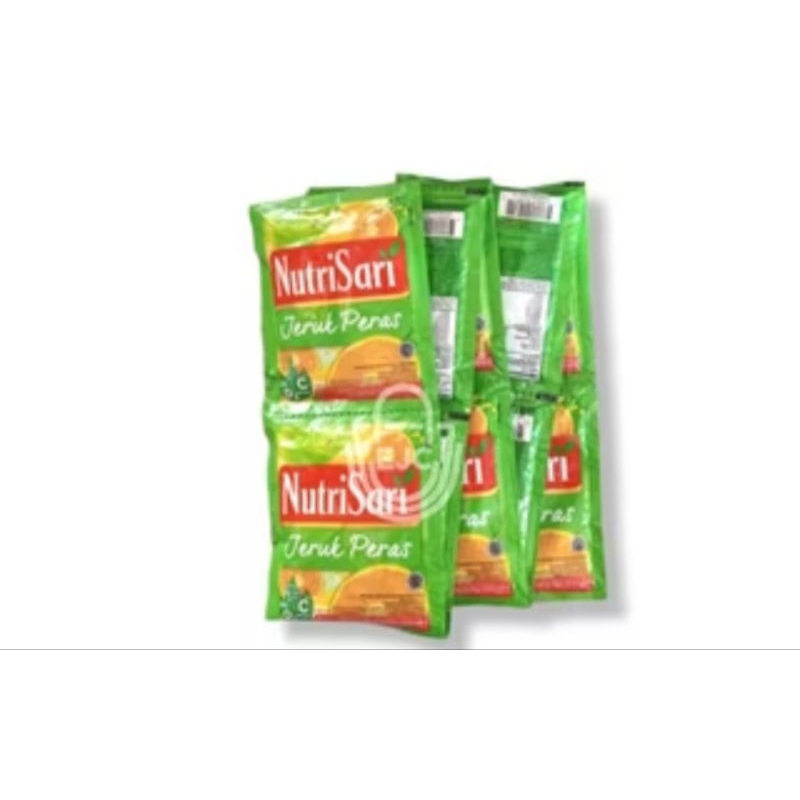 

nutrisari rasa jeruk peras rencengan isi 10 piss