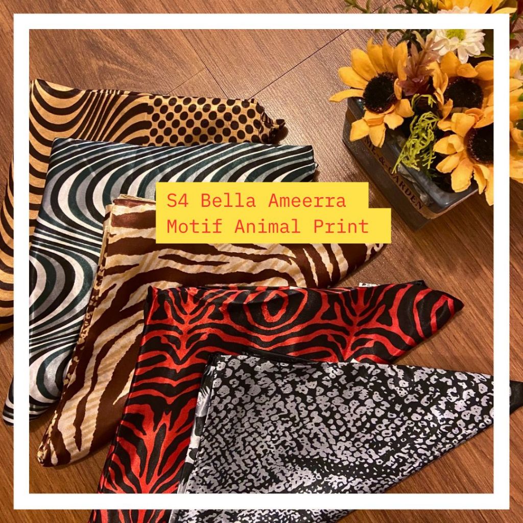 Hijab S4 Bella Ammerra Motif Animal Print Macan Tutul By Egypt Muslim Scraft