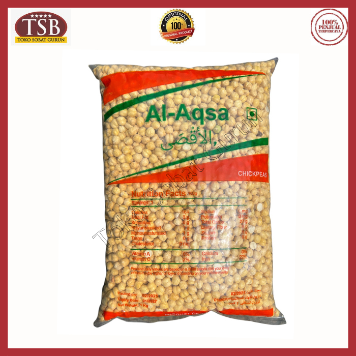 

Kacang Arab 1Kg Matang Ori Oleh Oleh Haji Umroh - Chickpeas Roasted Panggang Original Asli Premium